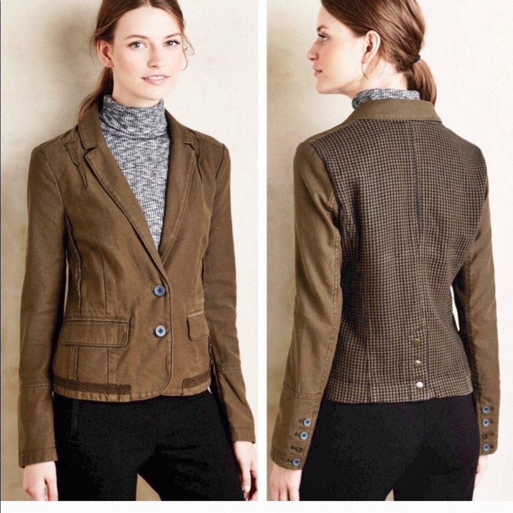 Anthropology jacket size 4 ( run xs).